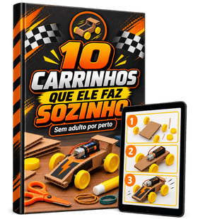 10 carrinhos que ele faz <br>100% sozinho