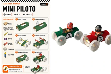 Monster truck de papelao